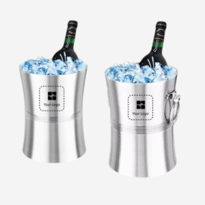 Stylish Party Ice Bucket Logo