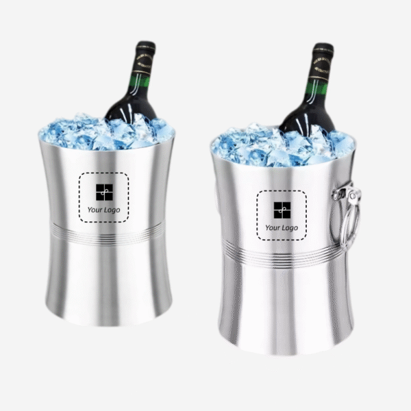 Stylish Party Ice Bucket Logo