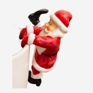 Festive Resin Figurine Decor