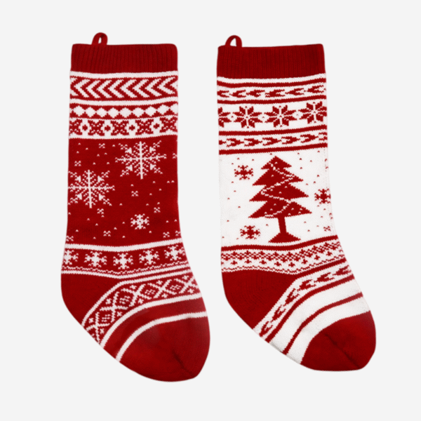 Christmas Stocking Fireplace Decor - Image 3