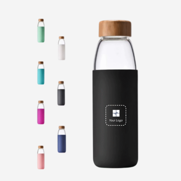 Elegant Glass Water Bottle Office Home - Image 2
