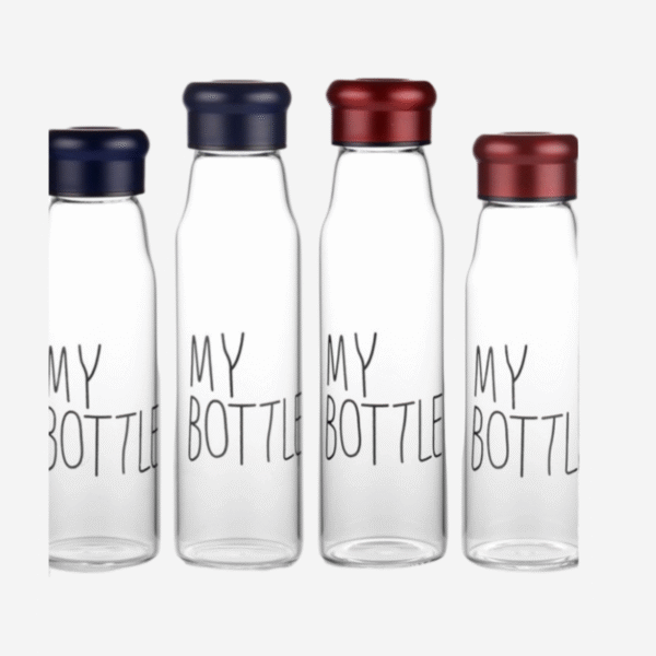 Elegant Glass Water Bottle Office Home - Image 4
