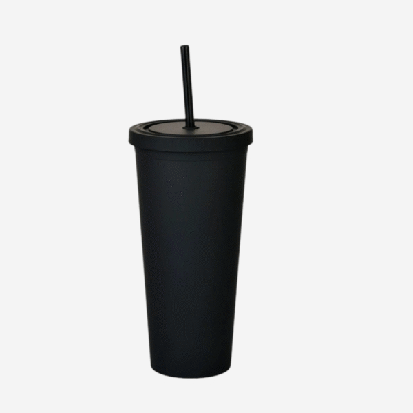 Straw Tumbler Smoothie Drink Cup - Image 3