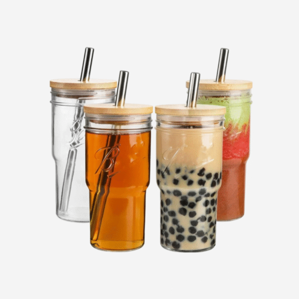 Straw Tumbler Smoothie Drink Cup - Image 4