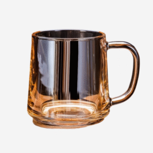 Elegant Hot Beverage Glass Mug