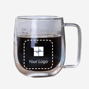Stylish Glass Mug Beverage Decor