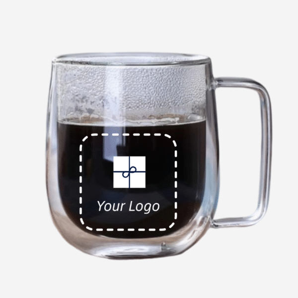 Stylish Glass Mug Beverage Decor