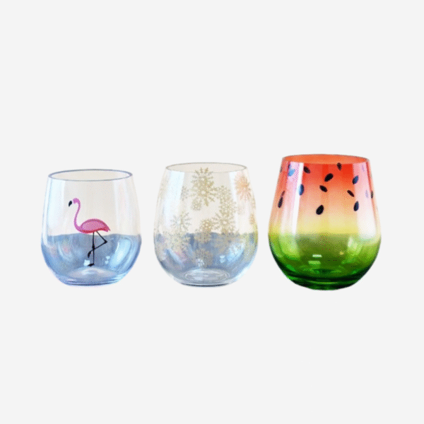 Stemless Wine Glass Dining Gift - Image 2