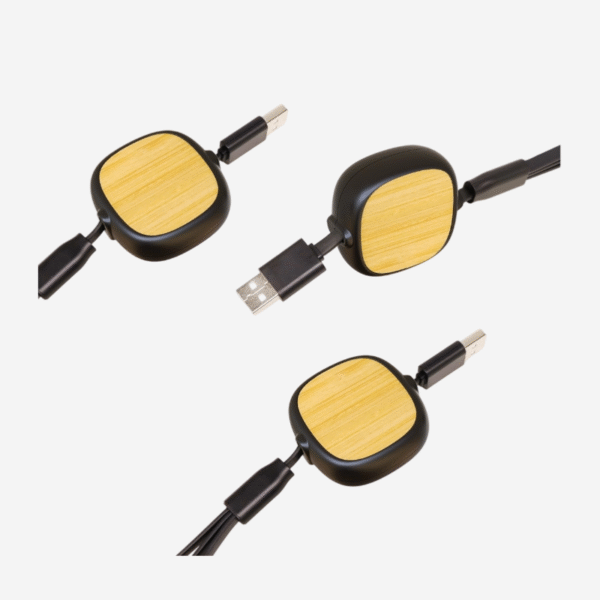 Eco Bamboo Cable Set Multi-Function - Image 3