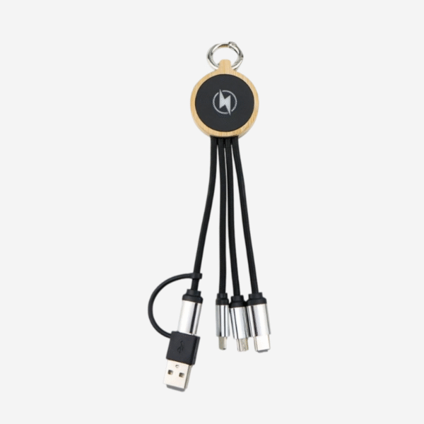 Eco Bamboo Cable Set Multi-Function - Image 4