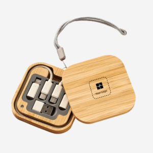 Eco Bamboo Cable Set Multi-Function