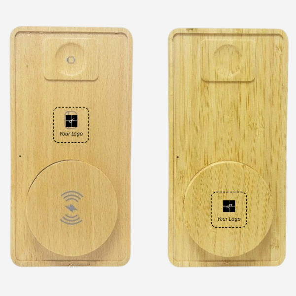 Wooden Charger Laser Engraved