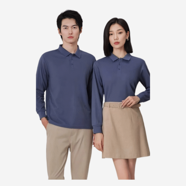 Premium Long Sleeve Polo Business Gifts - Image 3