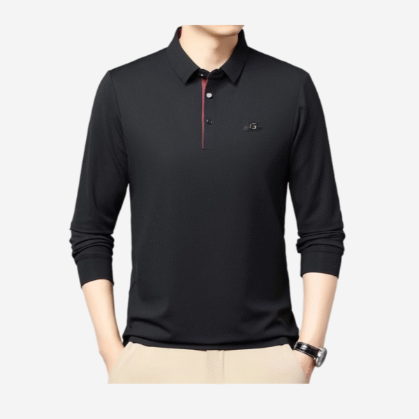 Premium Long Sleeve Polo Business Gifts - Image 4