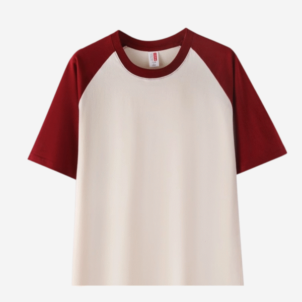 High Quality Custom Short Sleeve Round Neck T-Shirt - Image 2