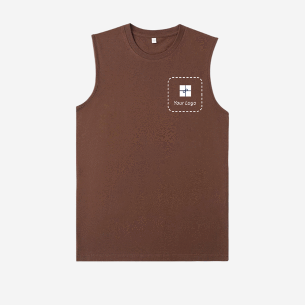 Custom Logo Sleeveless Tee Event Promotions