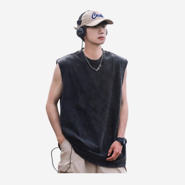 Custom Logo Sleeveless Tee Event Promotions - Image 3