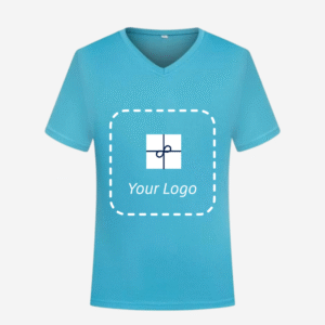 Best Selling Short Sleeve V-Neck Custom T-Shirt