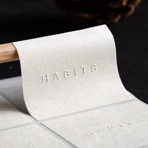 Custom Blind Embossed Stickers Labels - Image 6