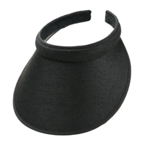 Wide-Brim Linen Shade Cap