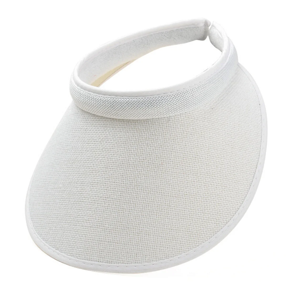 Wide-Brim Linen Shade Cap - Image 5