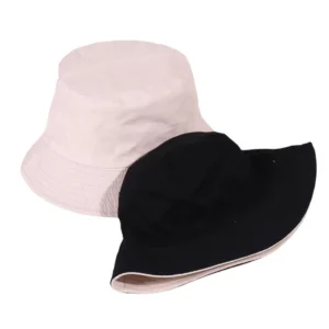 Two-Tone Cotton Bucket Cap