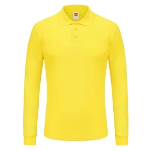 Long Sleeve Cotton Polo