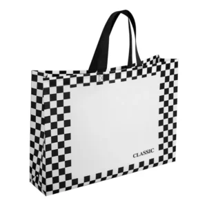 Plastic Snap Handle Non-Woven Bag