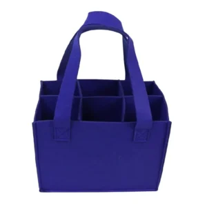 Felt Large Market Tote - 9.5"w x 6.3"h x 6.3"d
