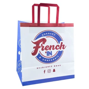 Kraft Flat Euro Paper Shopper