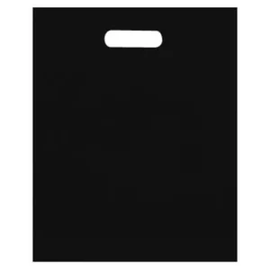 Die Cut Glossy Patch Handle Plastic Bag