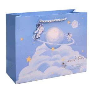 14"w x 12"h x 4"d Euro Paper Shopper