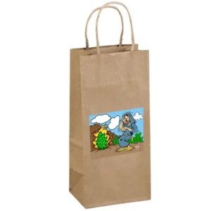 Paper Large Natural Kraft Shopper
