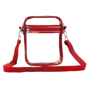 5.9"w x 7.8"h x 1.8"d PVC Clear Festival Event Bag