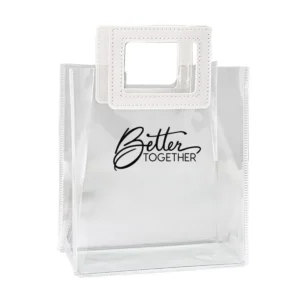 PVC PU Leather Holographic Shopper Tote
