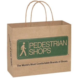 Paper Large Flat Kraft Merchandise Bag