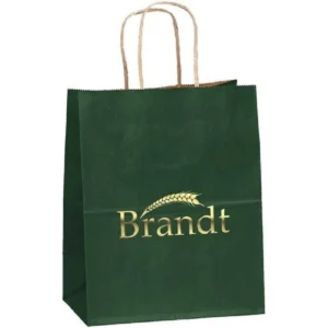 Paper Kraft Euro Boutique Shopper - 8"w x 10.25"h x 4.5"d