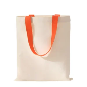13.75"w x 15.75"h Cotton Canvas Market Tote