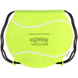 Tennis Mesh Cinch Bag