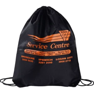 13.5"w x 17"h Polyester Drawstring Pack