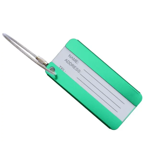 Aluminum Metal Suitcase Tag