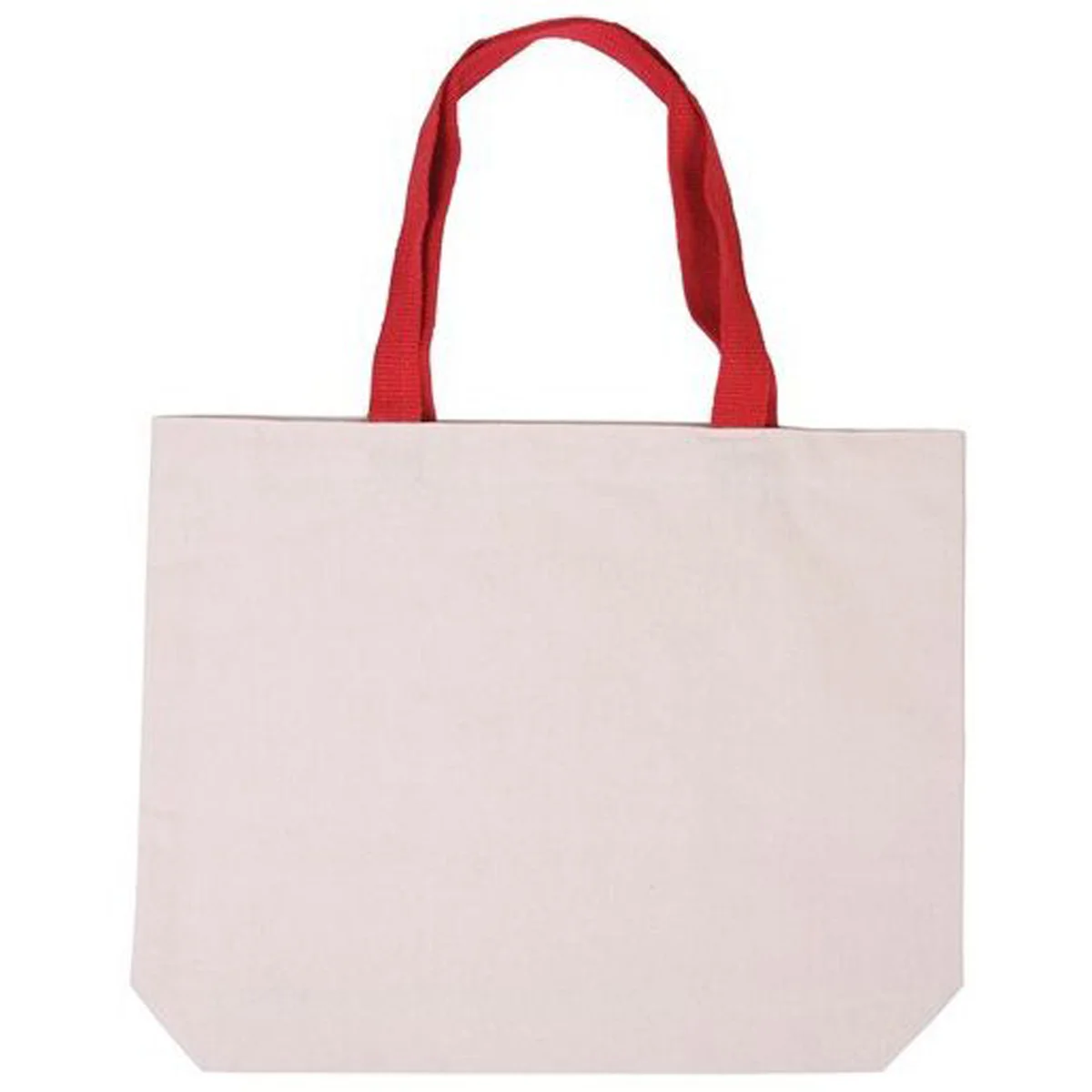 16"w x 12"h x 3.5"d Cotton Canvas Zippered Tote - Image 2