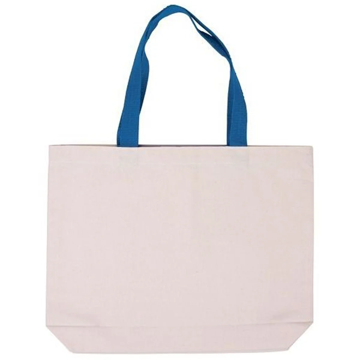 16"w x 12"h x 3.5"d Cotton Canvas Zippered Tote - Image 4