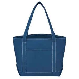 19"w x 13"h x 6.5"d Cotton Canvas Market Tote