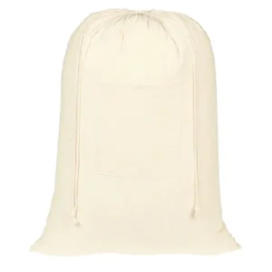 19.5"w x 25.5"h Cotton Canvas Drawstring Bags