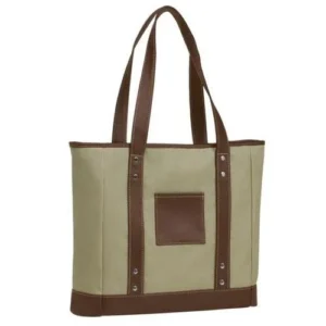 Metal Large Zippered Tote