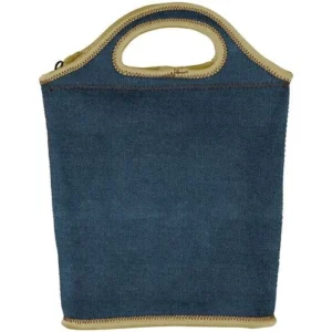 Denim Neoprene Insulated Lunch Bag
