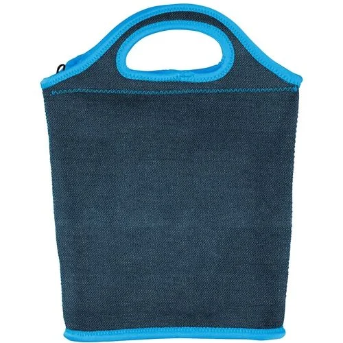 Denim Neoprene Insulated Lunch Bag - Image 2