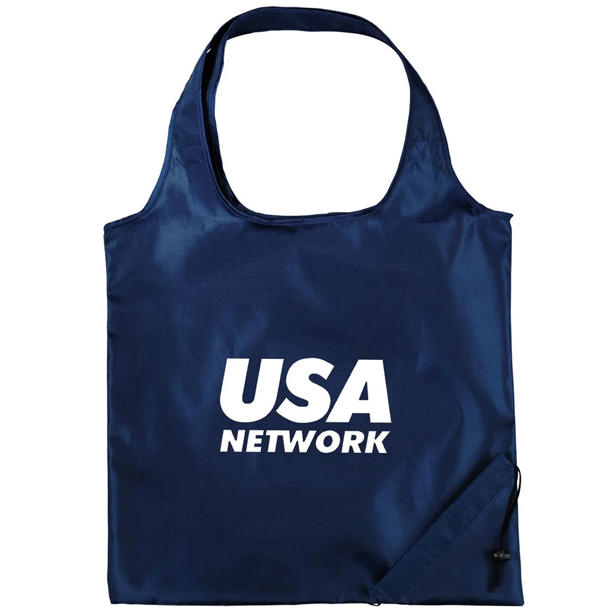 Polyester Plastic Market Tote - Image 2