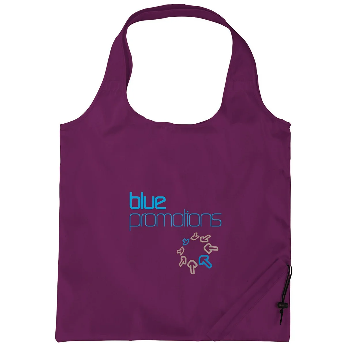 Polyester Plastic Market Tote - Image 5